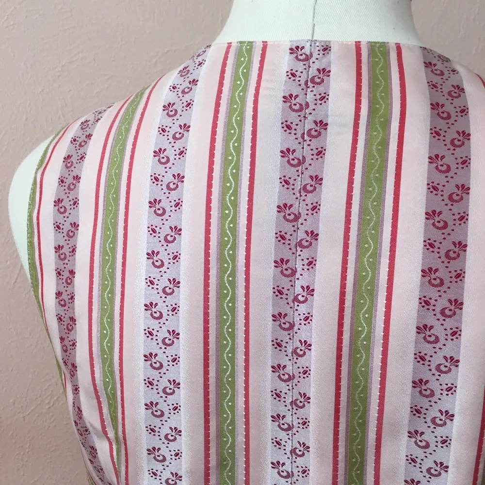 Vintage Cottagecore Corset Top Vest Pastel Pink Made in Germany Barbiecore - Picture 16 of 16